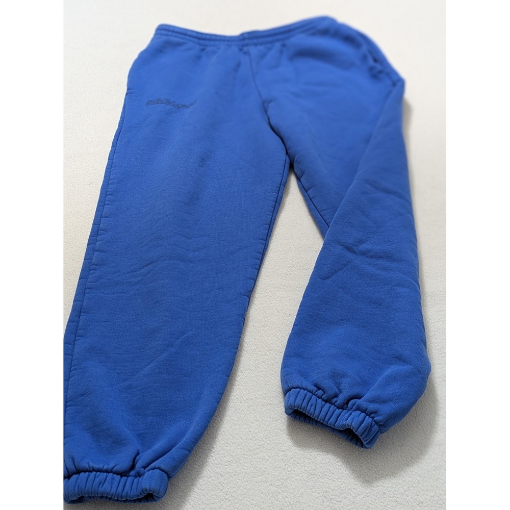 Pangaia Oranic Cotton Sweatpants Joggers Women's Size Small Heavyweight Blue